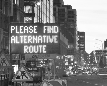 Please find alternative route